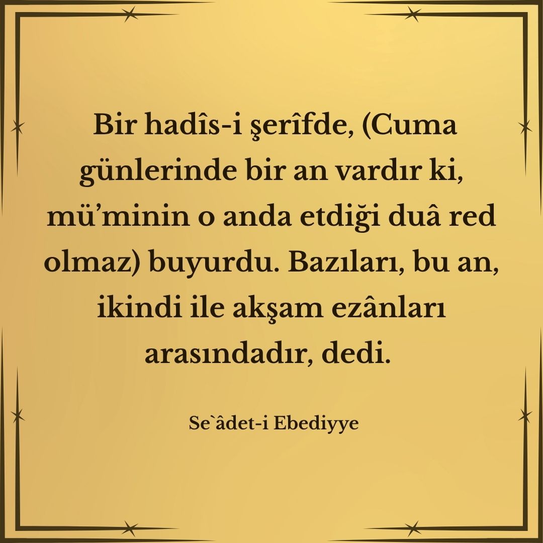 Cuma Gününün Önemi (12)